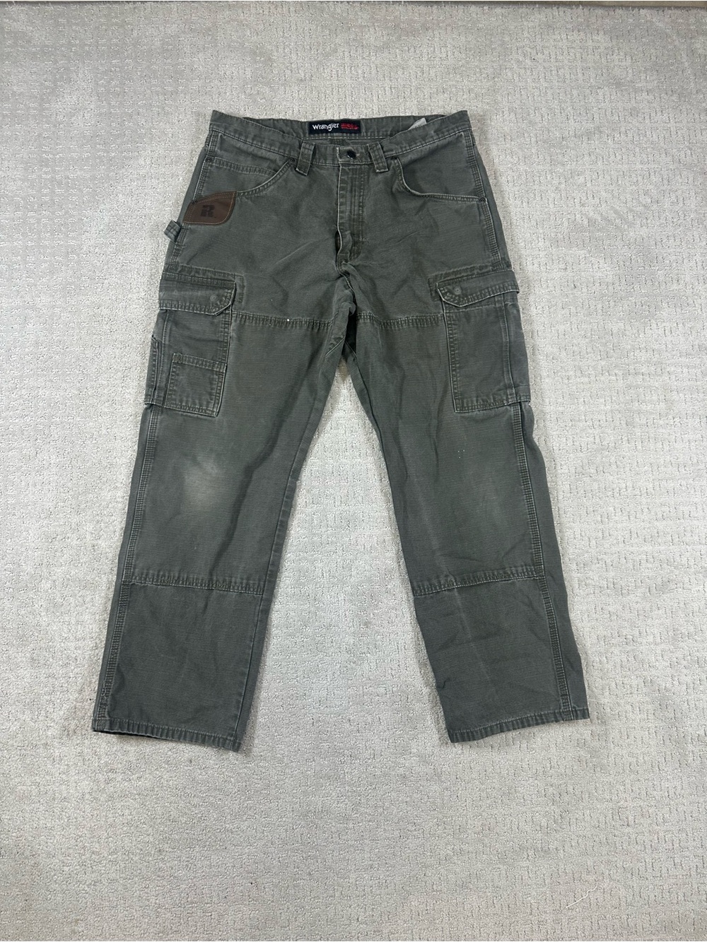 Wrangler Riggs Men's Olive Cargo Work Pants
